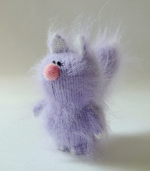 purple cuddly toy