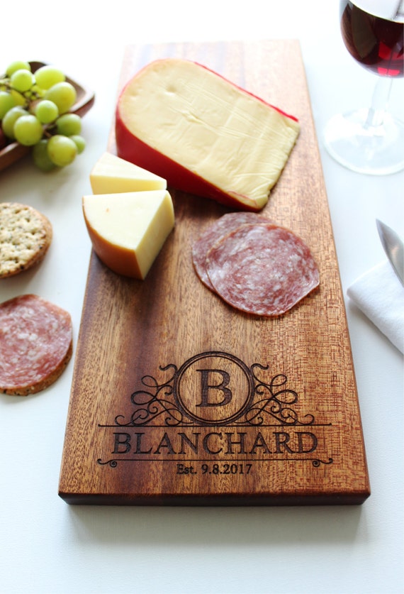 Personalized Cheese Board Custom Name Cutting Board