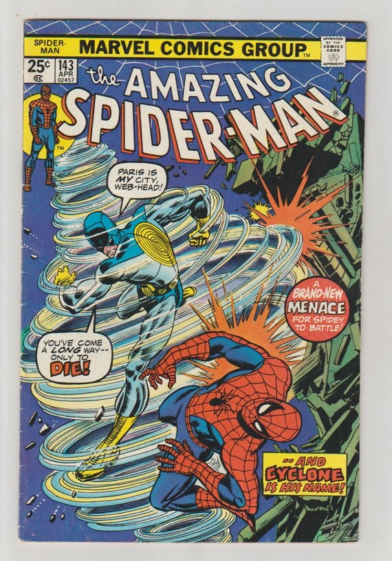 Amazing SpiderMan Vol 1 143 Bronze Age Comic Book. VF April
