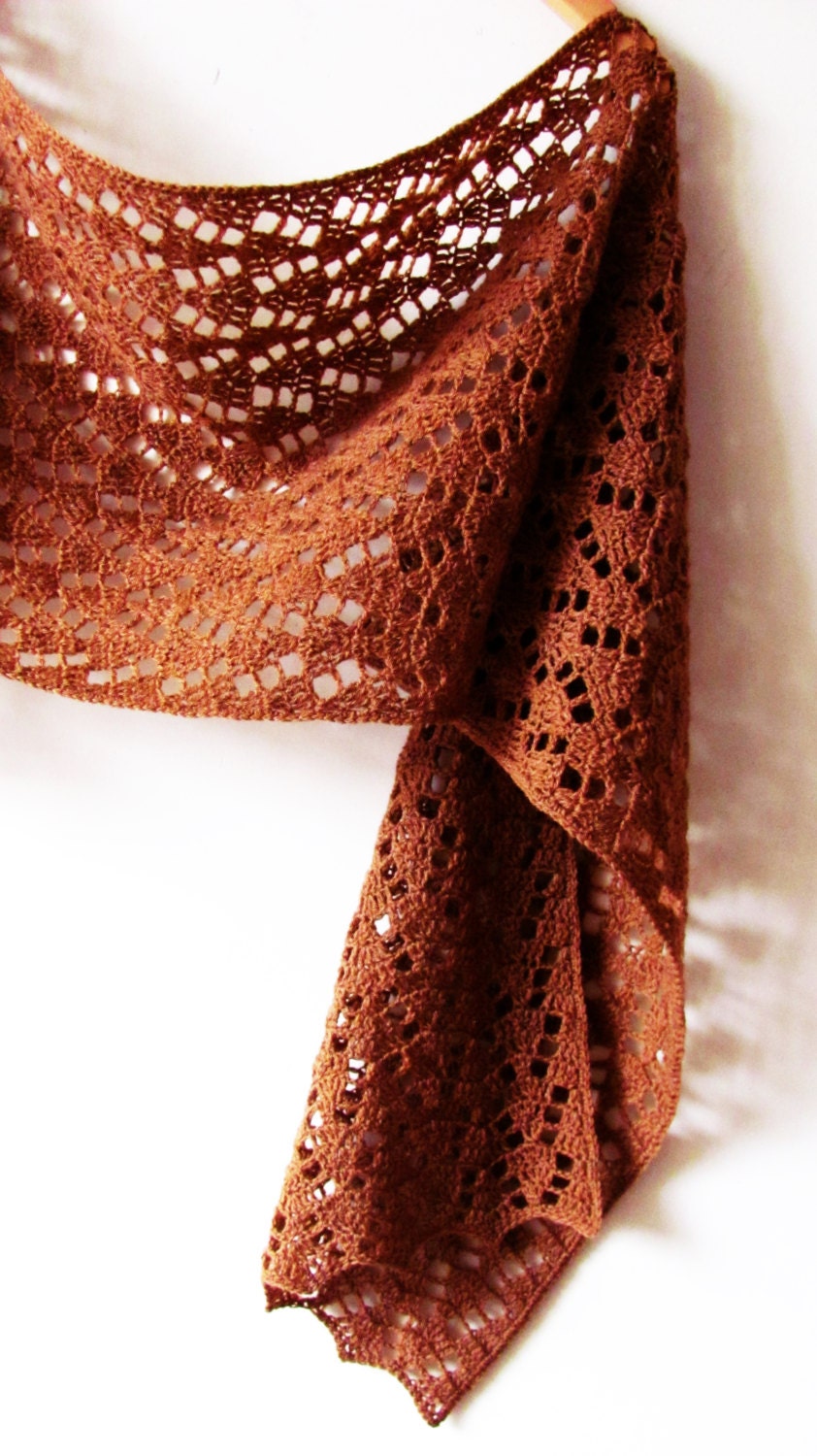 Autumn Leaves Scarf PDF Crochet Pattern