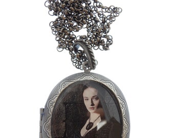 Sansa Stark Locket & Gift Box, Sophie Turner, Game of Thrones, Necklace, Game of Thrones Jewellery, Game of Thrones Jewelry, Gift