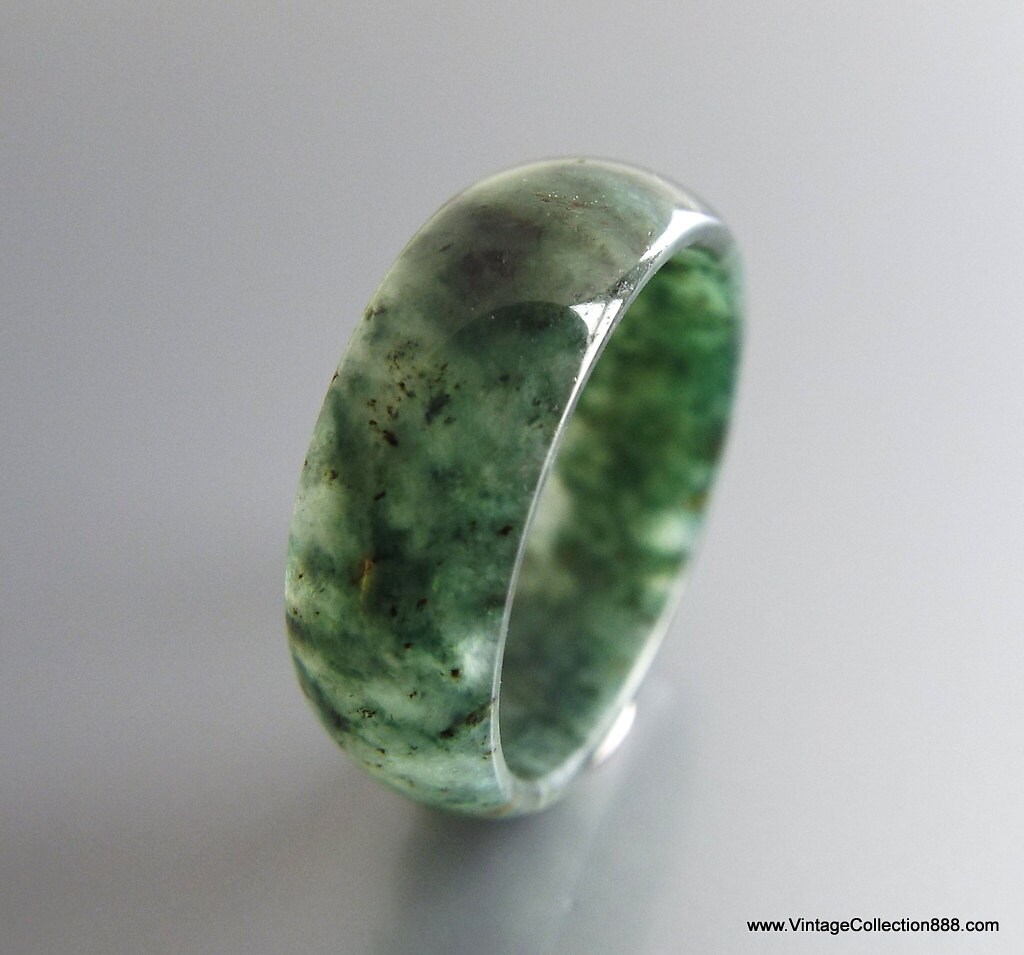 Jade Ring Certified Natural Jadeite Jade Grade A