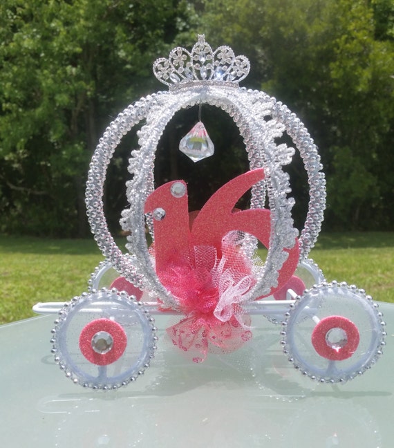 12Cinderella Carriage Centerepieces, Quinceanera, Sweet 16 Centerpieces Princess Birthday Sweet