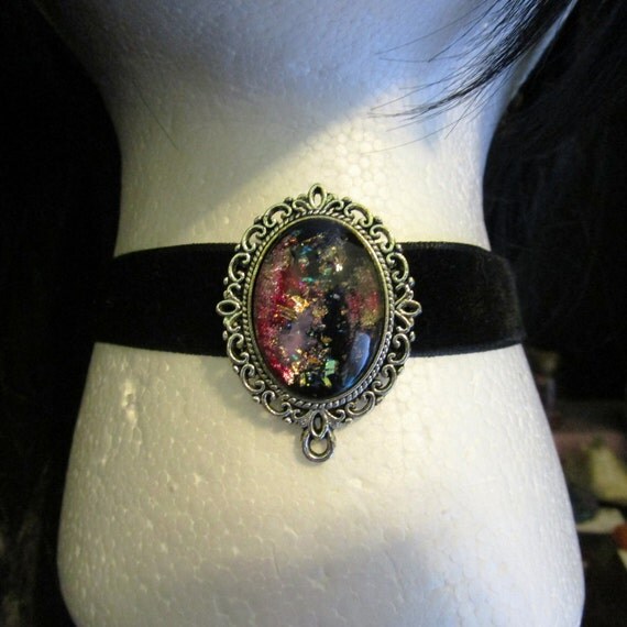 Victorian Goth Choker/ Gothic Necklace/ by CelestialDragonJewel