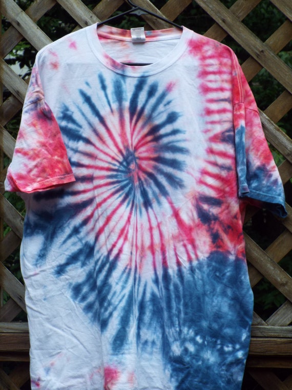 tie dye american flag t shirt