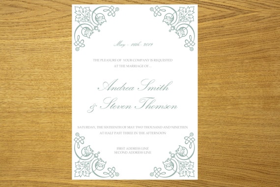wedding invitation card design template free download wedding invitation card design template free download