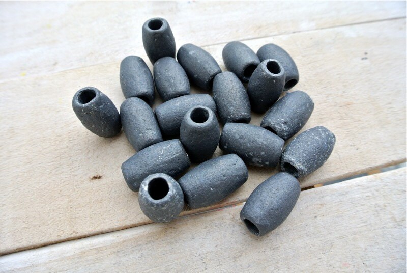 Vintage Lead Sinkers 5pcs Fishing Weights Fishing Net