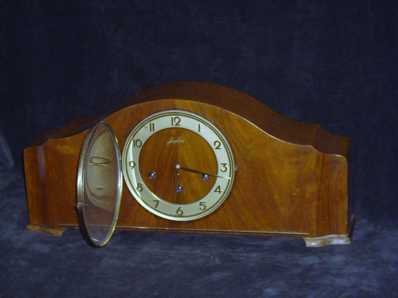 images antique wooden junghans wall clock identification