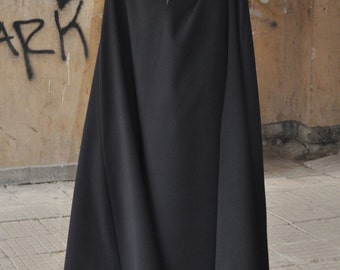 Plus Size Maxi Dress, Long Dress, Long Georgette Dress, Black Maxi Dress, Party Dress by EUG fashion