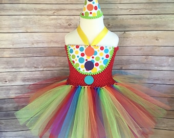 Circus Birthday Outfit Carnival Outfit Girl Girl Clown
