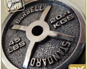 Fitness gift Fitness jewelry Weight plate Fitness motivation gift Bodybuilding Gym Exercise Powerlifting Weight lifting pendant Body builder