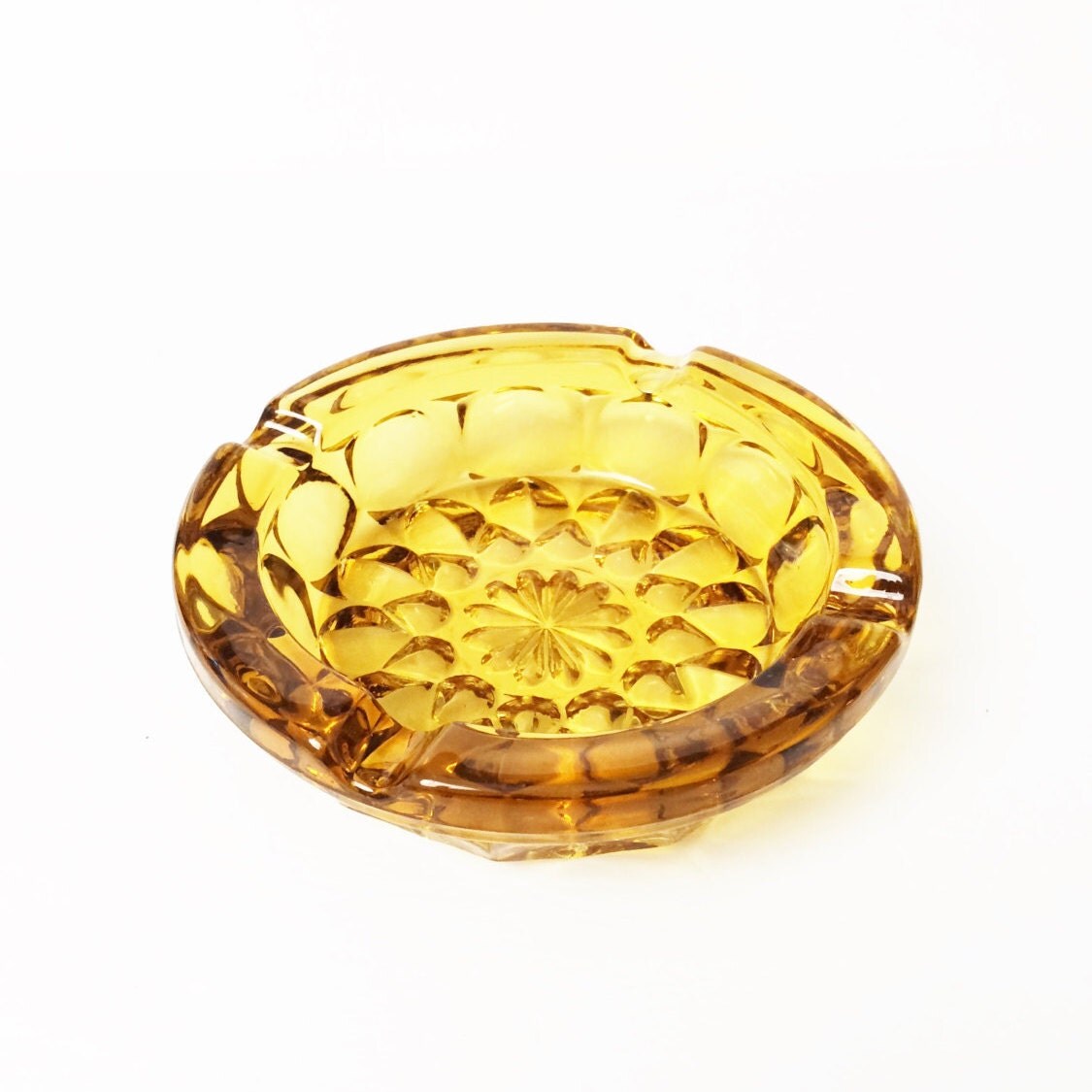 Vintage Ashtray 70's Ashtray Art glass ashtray Retro