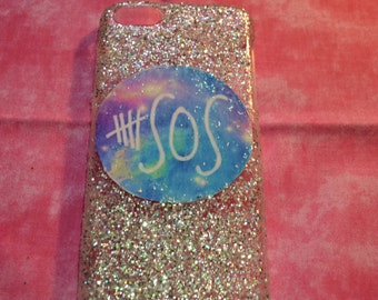 5SOS Glitter Tumblr iPhone 5/5c/5s Case