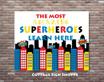 Superhero Classroom Teacher Appreciation GiftTeacher Gifts