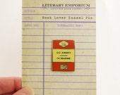 Book Lover Enamel Pin - Book Cover Pin Badge - Go away I'm Reading Pin Badge