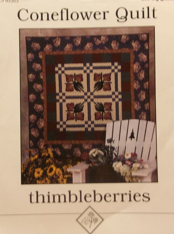 Coneflower Quilt Thimbleberries pattern from Sew Big