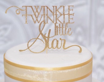 Twinkle Twinkle Little Star Cake Topper