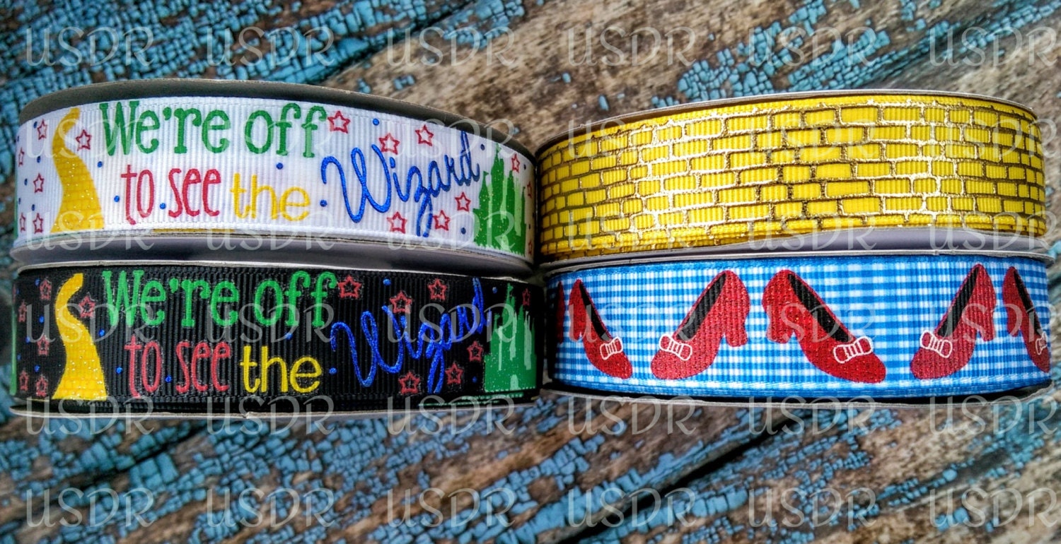 USDR Ribbon by the Yard Wizard of oz inspired collection