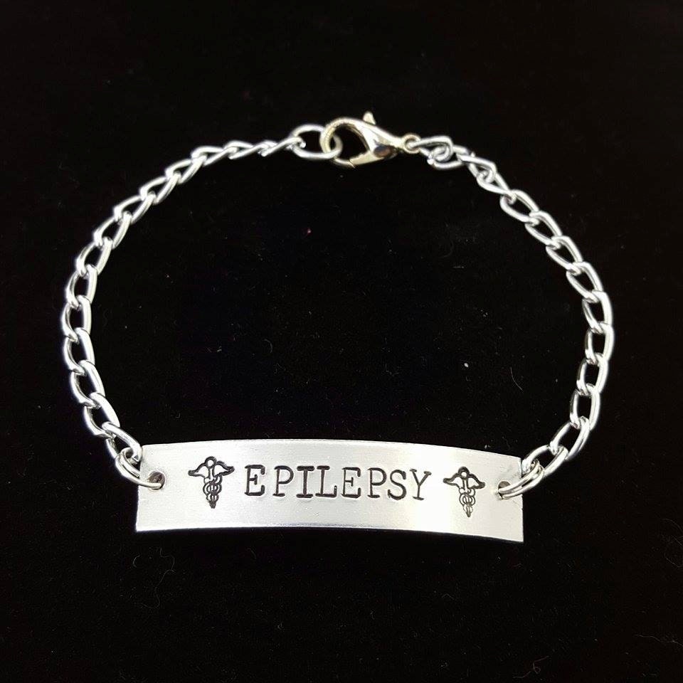 Medical ID Bracelet Epilepsy Bracelet Custom Medical Tag