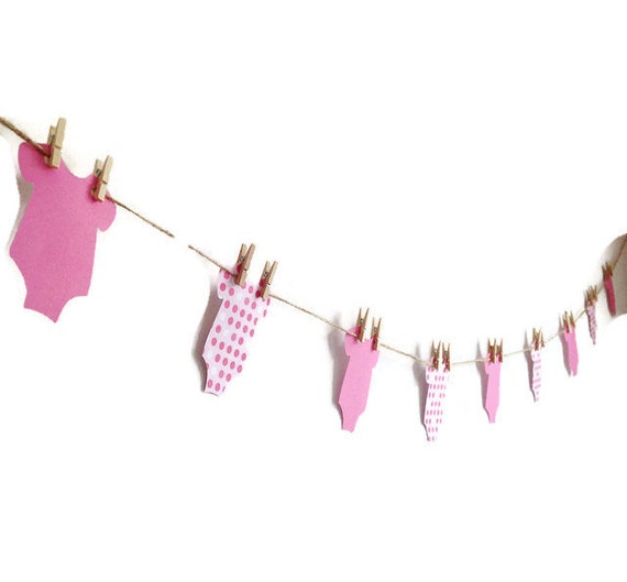 Baby Shower Bunting Its A Girl Baby by JaynesLittleJourneys