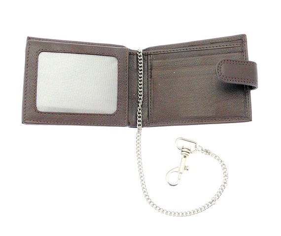Premium Mens Soft Leather Key Chain Wallet and Credit Card