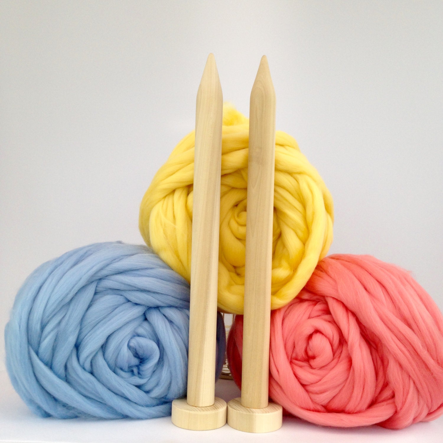 Blanket KNITTING KIT. 32 x 48 Giant 40mm by