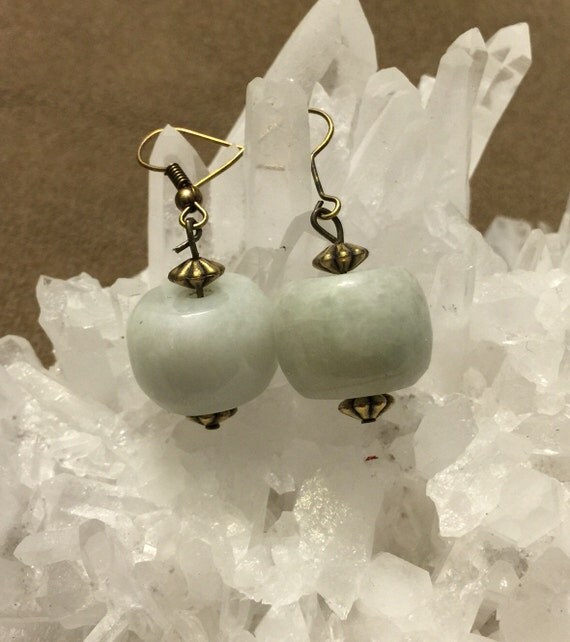 Jade Earrings by BrightCanyonJewelry on Etsy