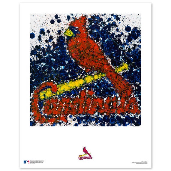 St Louis Cardinals Wall Art St Louis by LegendarySportsPrint
