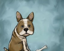 Unique puppy wall art related items | Etsy