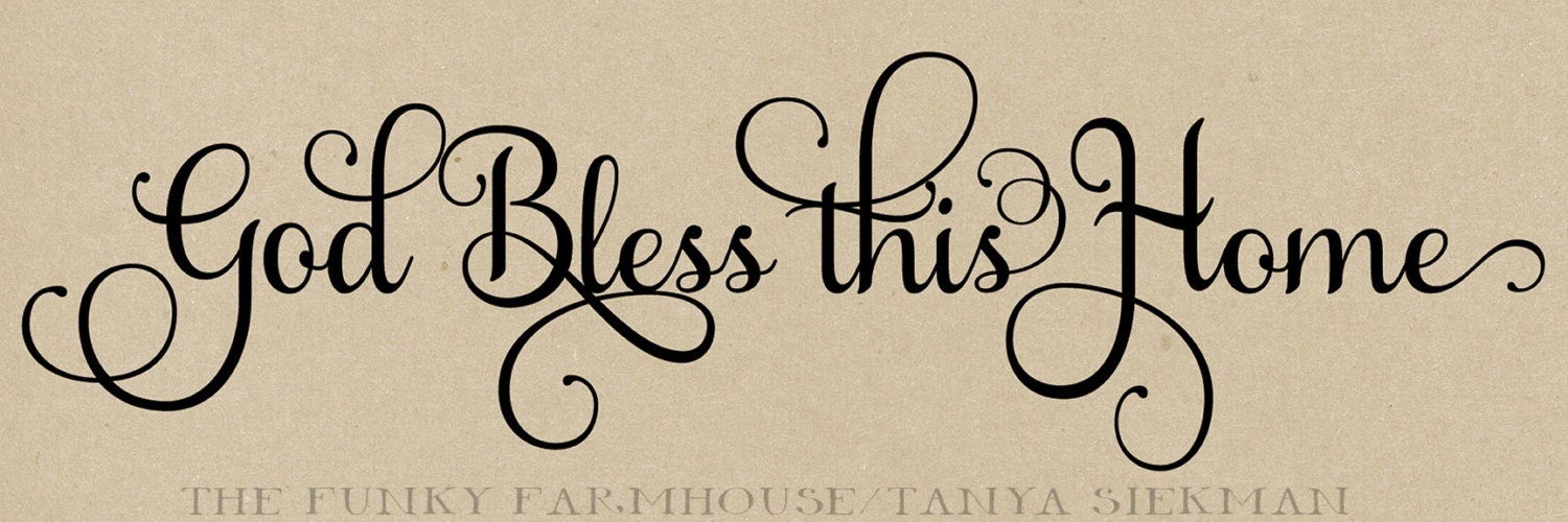 Free Free 180 Bless Our Home Svg Free SVG PNG EPS DXF File