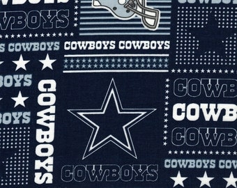 Dallas Cowboys Fabric- NFL - 100% Cotton High Quality Fabric- by Fabric Traditions