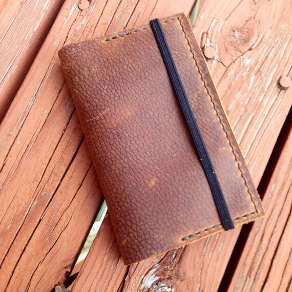 Leather CoverField NotesRugged by KrakenPipeLeather on Etsy