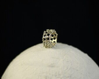 Silver ring,own designing,modern ring, contemporary ring,atypical ring,925 silver