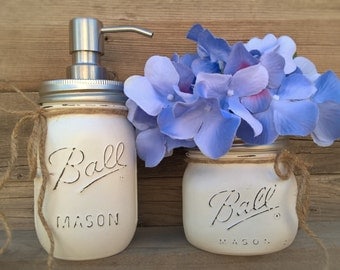 Mason Jar Soap Dispenser,Bathroom Decor,Rustic Kitchen Decor,Farmhouse,Mason Jar Kitchen,Bathroom Decor,Country,Housewarming Gift,Rustic