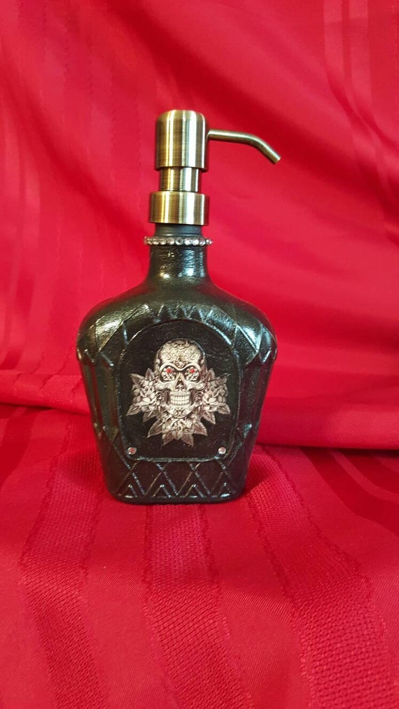 Skull Soap or Lotion Dispenser Pump hand by SweetTsCreationsbyT