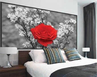 Rose Wall Decor wall accents | etsy Rose Wall Decor wall accents | etsy