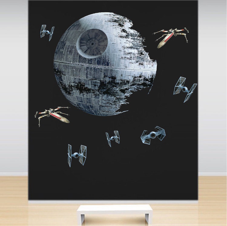 Death Star Wars Wall Decal Kit Star Wars Room Wall Sticker