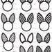 Download Easter bunny ears Monogram Frames Svg cutting file by ...