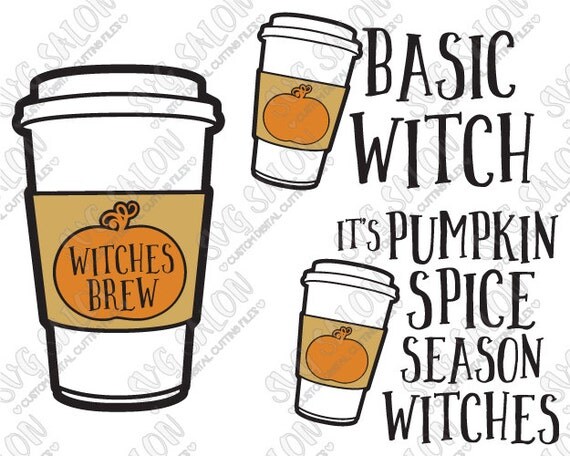 Download Halloween Pumpkin Spice Witches Iron On Vinyl Shirt by ...