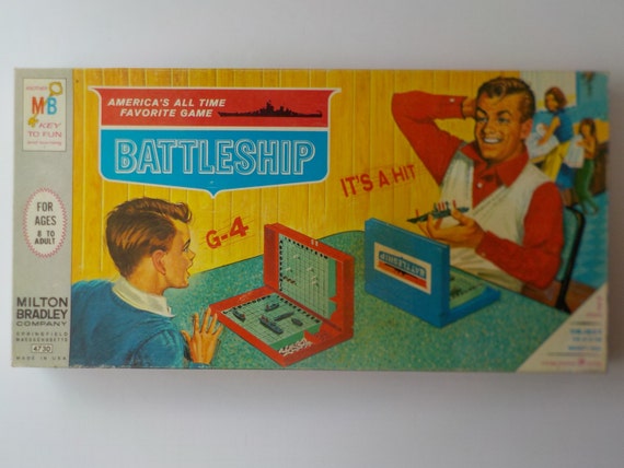 Battleship Board Game 1967 Milton Bradley 4730 Complete
