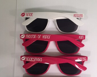 Personalized Bachelorette Sunglasses