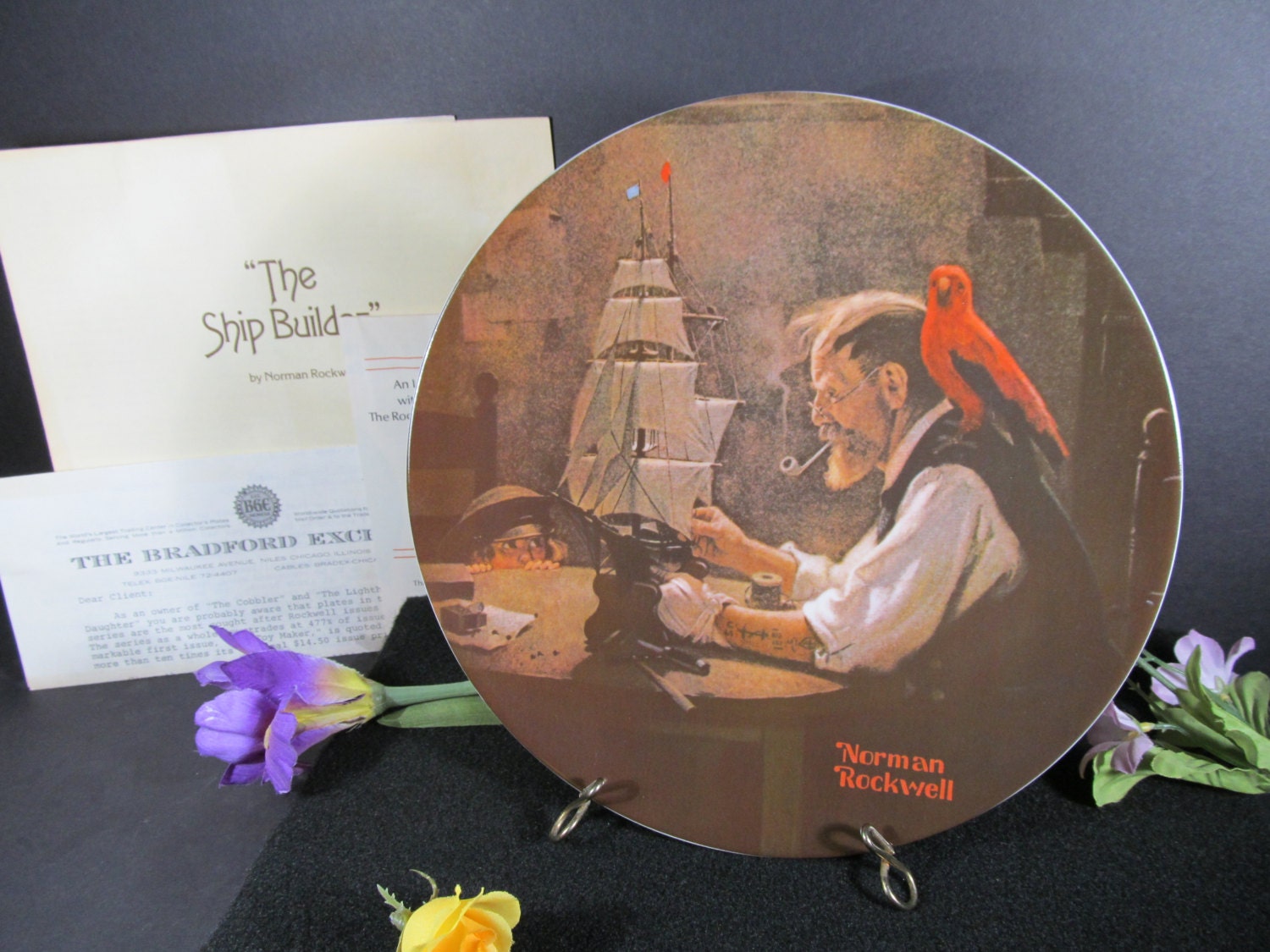 Collectors Plate Norman Rockwell The Ship Builder Limited