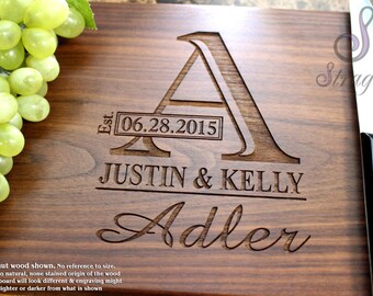 Personalized Cutting Board - Engraved Cutting Board, Custom Cutting Board, Wedding Gift, Housewarming Gift, Anniversary Gift, Engagement 003