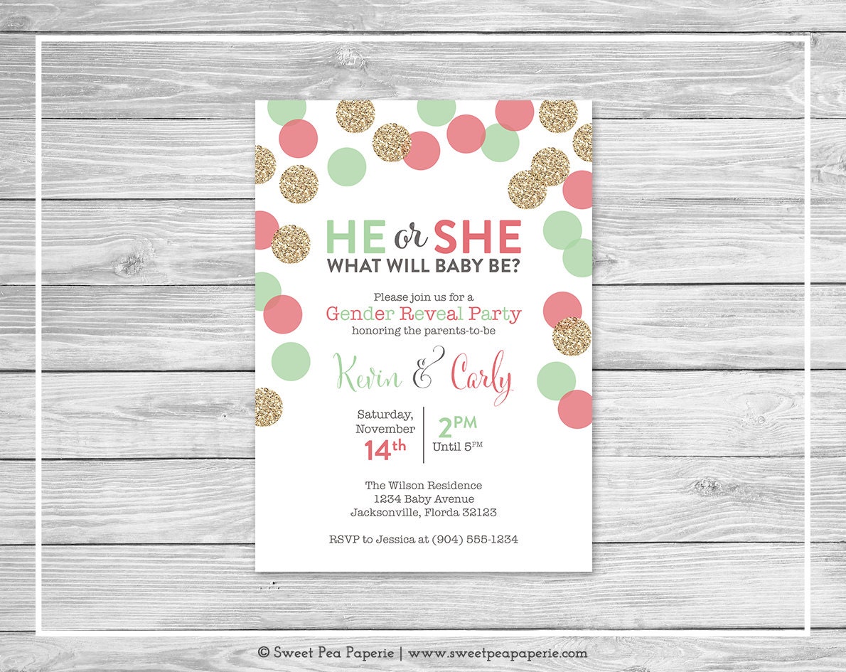 This is a photo of Critical Gender Reveal Printable It is a graphic of Critical Gender Reveal Printable