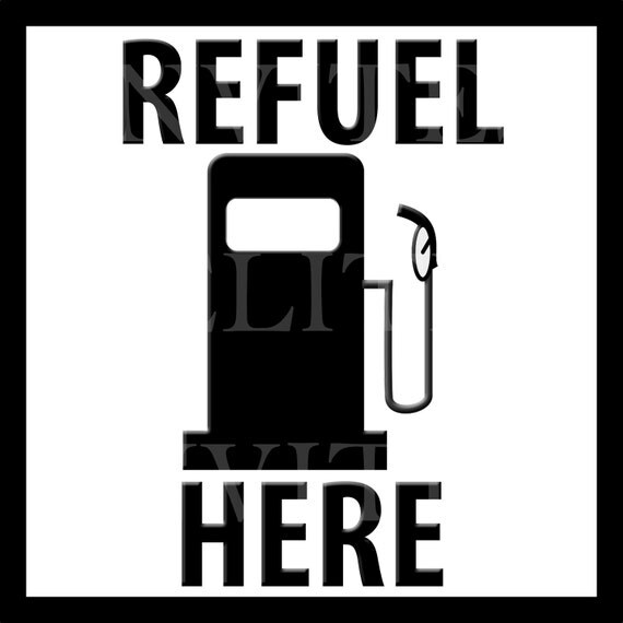 Refueling Sign for Birthday Party approx 10 by InvitesandDelites