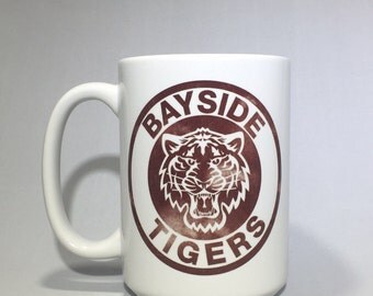 Bayside Tigers Coffee Mug! (Dishwasher & Microwave safe) Coffee mug, coffee cup, funny coffee mug, funny coffee cup, gift, Saved By The Bell