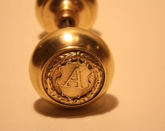 Vintage Brass Door Knobs