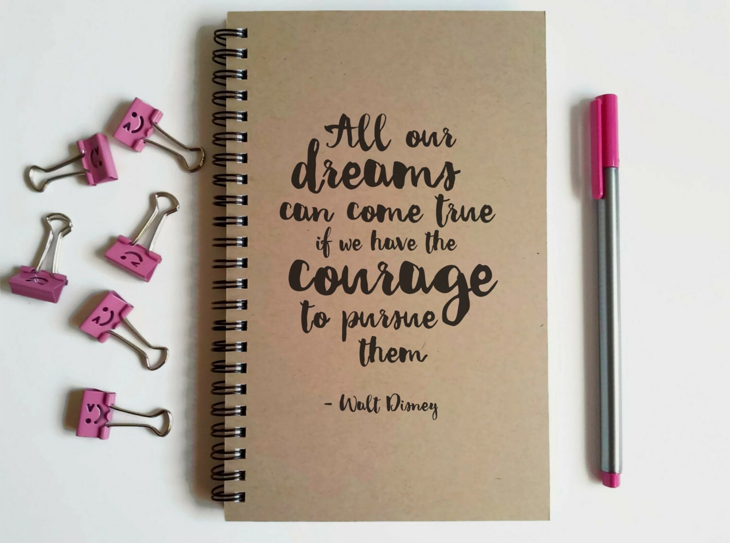 Writing journal spiral notebook sketchbook by