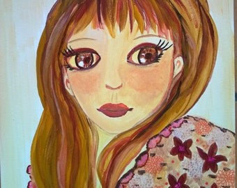 Lisette - Portrait girl-art contemporary-portrait-little girl