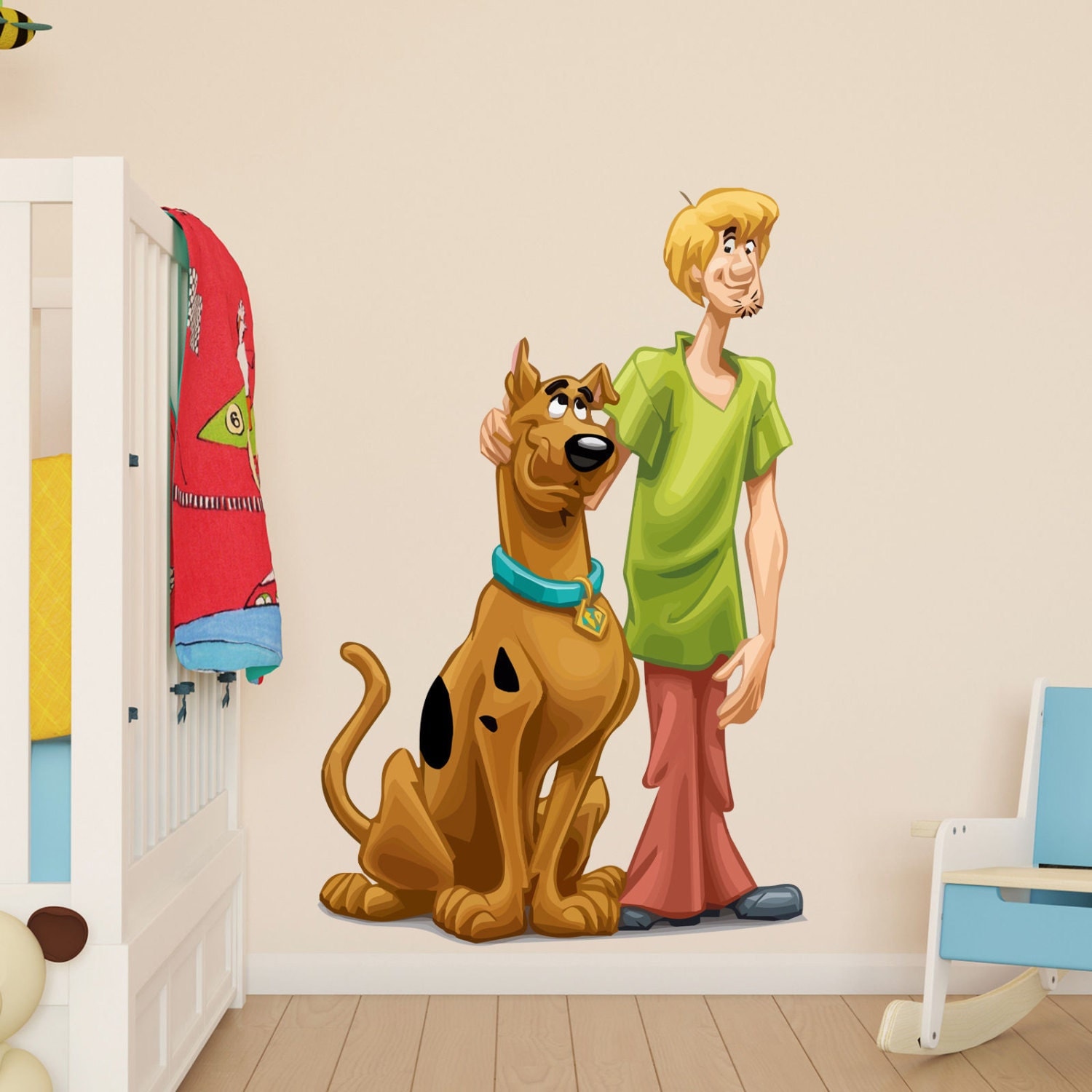 Scooby doo and Shaggy Wall Sticker Kids Boys Girls Bedroom